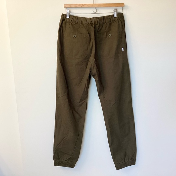 NWT Poler Outdoor Elastic Waist Ripstop Camping Hiking Pants - Olive Green - L - Picture 5 of 9